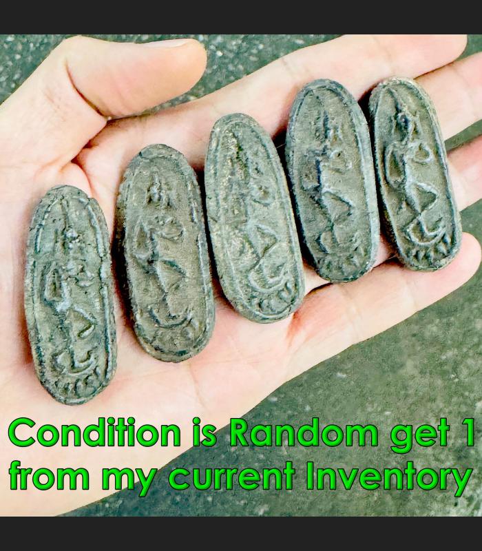 Millionaire Rich Walking Buddha Jindamani Boon WatKlangBangKaw Thai Amulet 16797